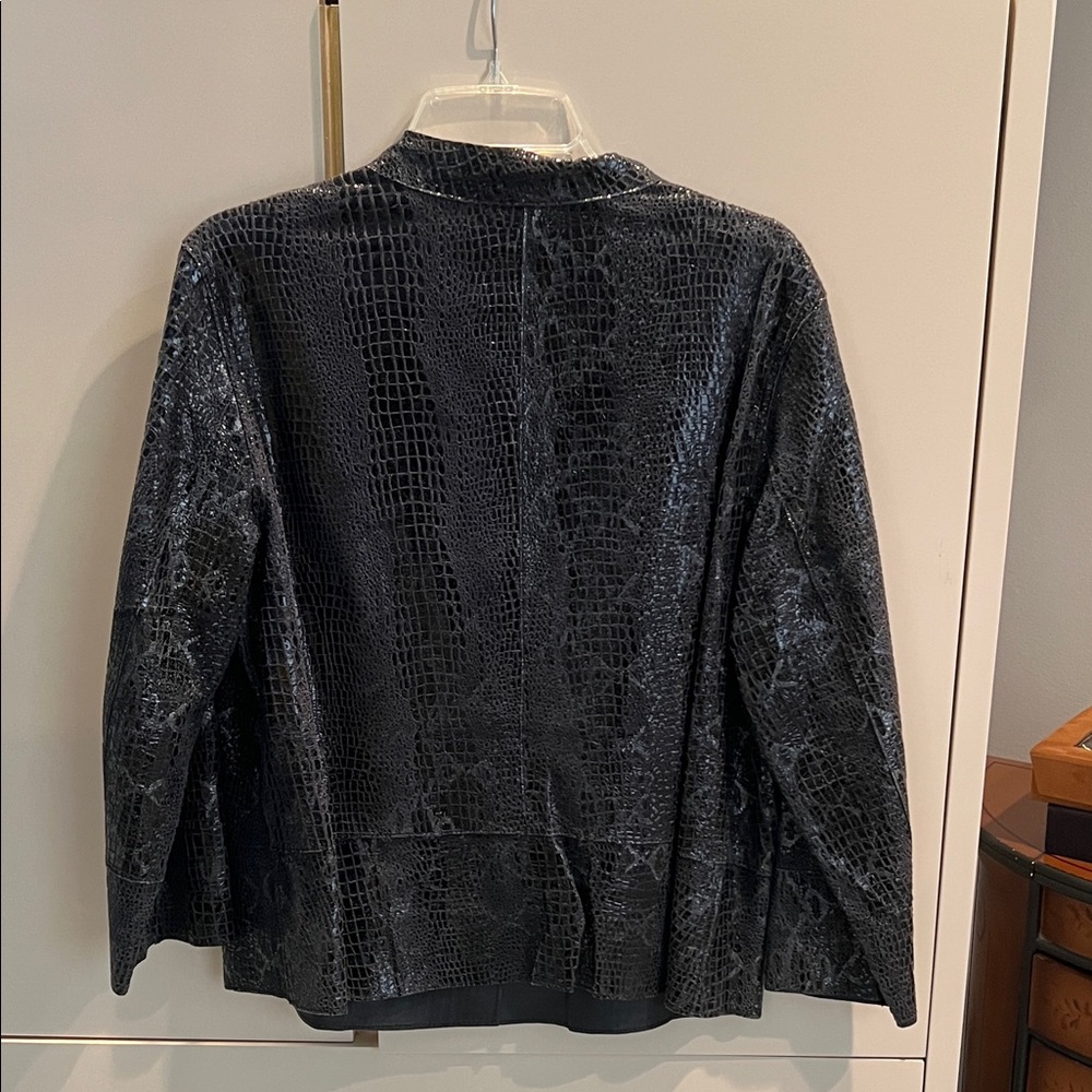 Source Unknown Black Textured Blazer - image 3